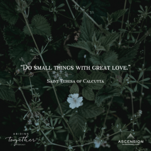 "Do Small Things with Great Love" - Mother Teresa